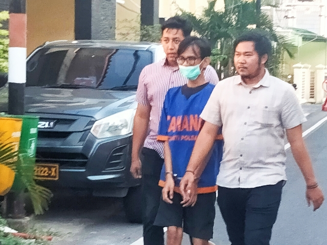 Pelaku Pengancaman Melalui Medsos  Ditangkap Ditreskrimsus Polda Jatim
