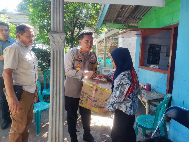 Kapolres Probolinggo Datangi Rumah Balita Korban Kekerasan, Salah Satu Bentuk Kepedulian Kaum Rentan