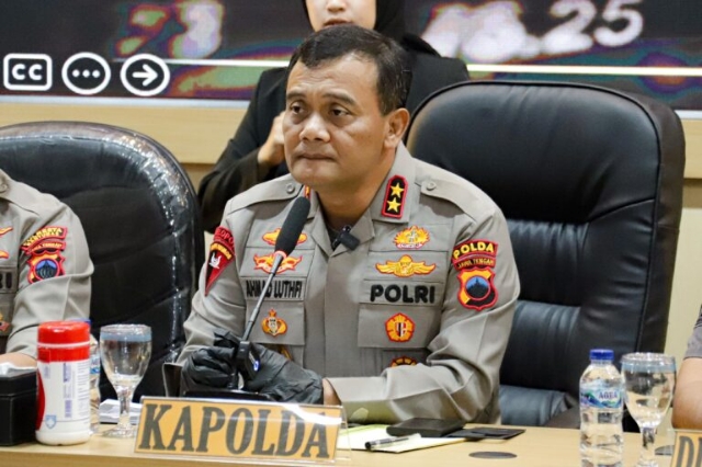 Kapolda Jateng Pimpin Langsung Press Release Pengungkapan Judi Online dengan Kedok Game Online
