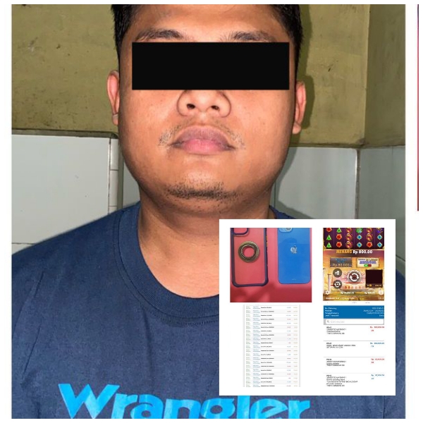 Sedang Asik Bermain Judi Slot, Driver Online diamankan Anggota Tim Opsnal Polsek Semampir Polres Pelabuhan Tanjung Perak