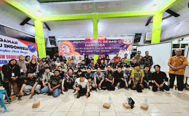 Jelajah Negeri Untuk ANAK BANGSA, GSI Bareng PEMDES Berbek dan BNN Sidoarjo Sosialisasi P4GN