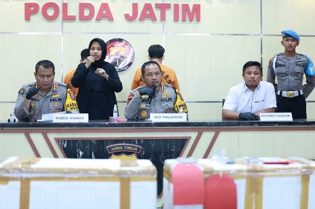 Ditpolairud Polda Jatim Ungkap Kasus Jual Beli Benih Lobster Ilegal