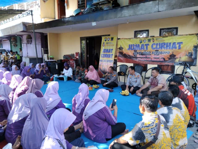Jum’at Curhat, Kasat Binmas Polrestabes Himbau Jaga Anak dan Stop Tawuran