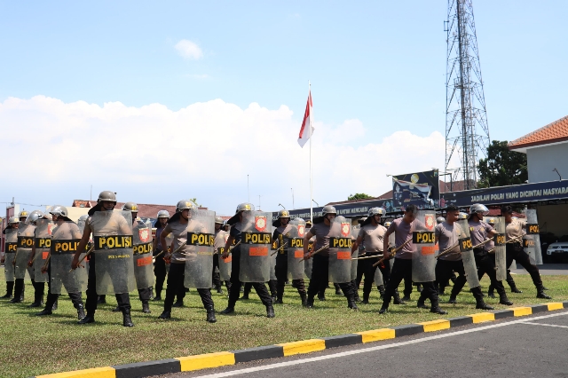 Polres Mojokerto Kota Tingkatkan Kemampuan Dalmas saat Menjelang Pilkada 2024