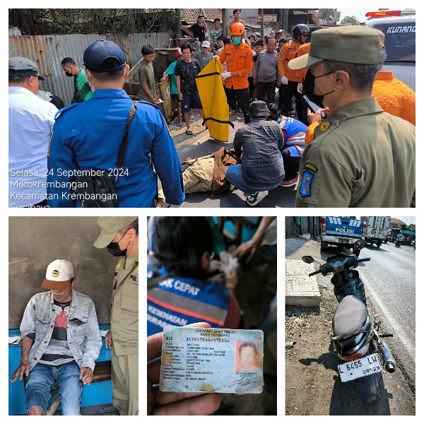 Truk Kontainer Seruduk Pengendara Sepeda Motor dan Pejalan Kaki, Satu Korban Meninggal Dunia