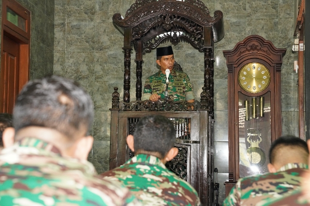 Korem 084/BJ Menggelar Peringatan Maulid Nabi Muhamad SAW 1446 H / 2024 M