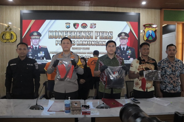 Polres Lamongan Berhasil Ungkap 2 Kasus Curas dan 1 Kasus Kekerasan, Tersangka Diamankan