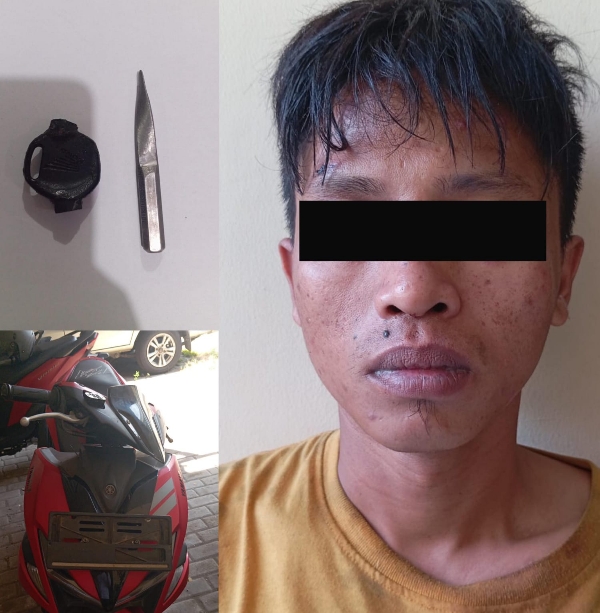 Gerak Cepat Polsek Kenjeran Amankan Pelaku Curanmor Dari Amukan Warga