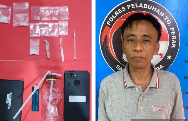 Polres Pelabuhan Tanjung Perak berhasil Mengamankan Mantan Anggota DPRD Bangkalan saat Terbukti Kedapatan Membawa Sabu