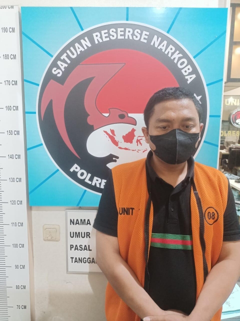 Seorang Pengedar Sabu Diamankan Anggota Satresnarkoba Polrestabes Surabaya