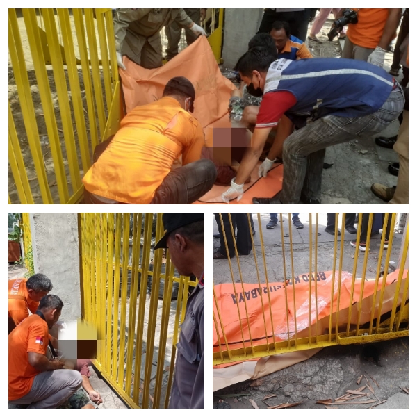 Penemuan Mayat Seorang Laki-Laki Tua di Jl. Kapas Krampung Surabaya