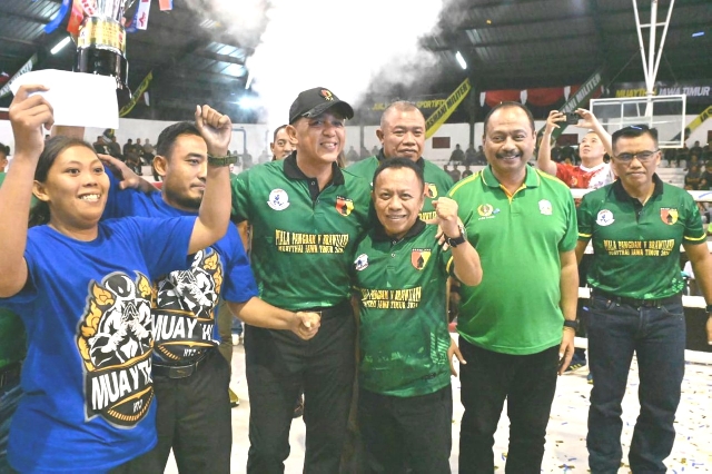 Ketua Pengprov MI Jatim Ucapkan Terima Kasih kepada Pangdam V Brawijaya atas Dukungan dalam Kesuksesan Acara Muaythai di Kodam Brawijaya