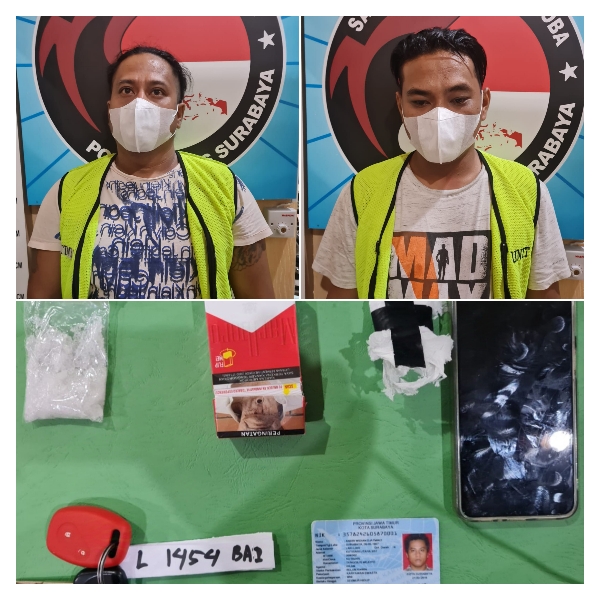 Dua Pengedar Sabu Diringkus Polisi, Sita Barang Bukti 14,474 Gram Sabu Siap Edar