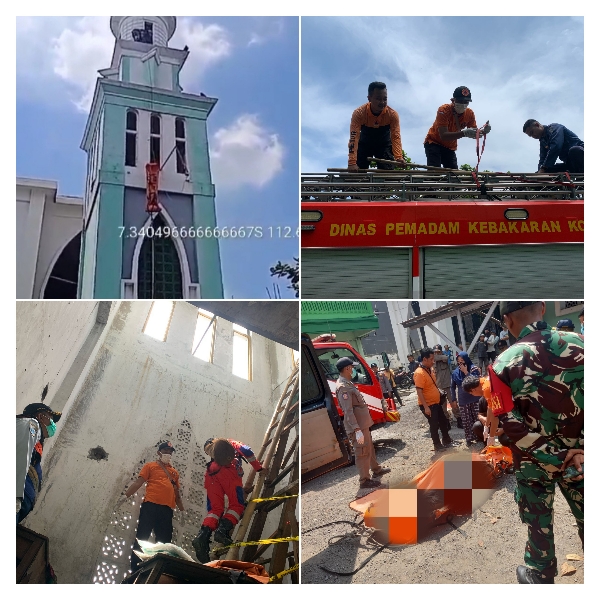 Digegerkan dengan Penemuan Mayat diduga Bunuh Diri di Menara Masjid