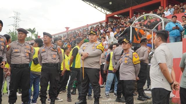 Kapolres Pasuruan Pimpin Pengamanan Laga Enam Besar Liga 3 Nasional