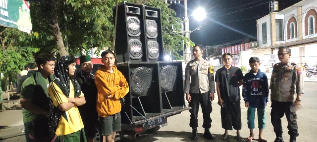 Polres Situbondo Menertibkan Sound Horeg yang Resahkan Warga saat Patrol Sahur