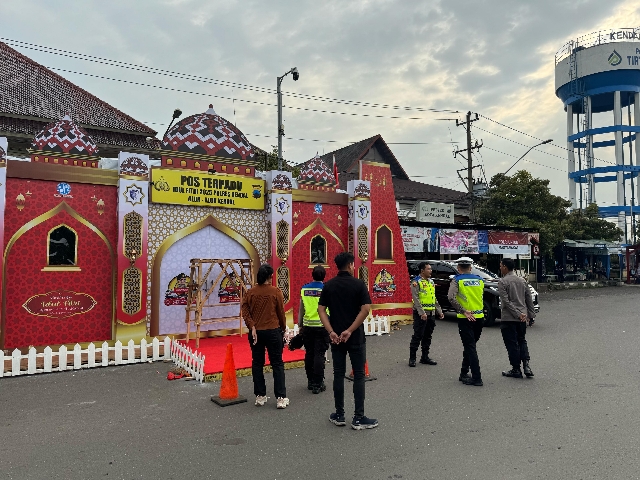 Jelang Lebaran, Kapolres Kendal Pastikan Kesiapan Personel dan Sarana Pos Terpadu