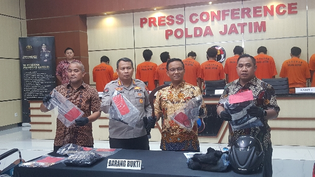 Jatanras Polda Jatim Gulung Komplotan Curanmor