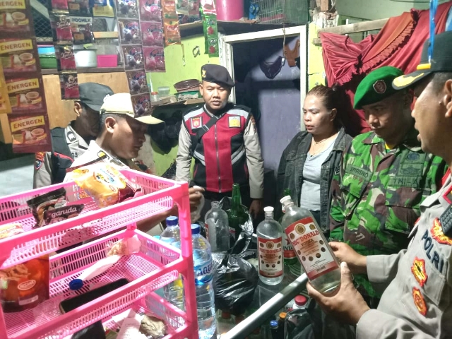 Tiga Pilar Lakukan Razia Operasi Pekat di Kampung Planet