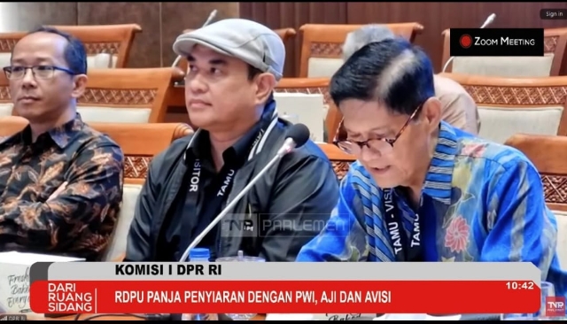 DPR Dengar Masukan PWI-AJI soal RUU Penyiaran yang Ramah Demokrasi
