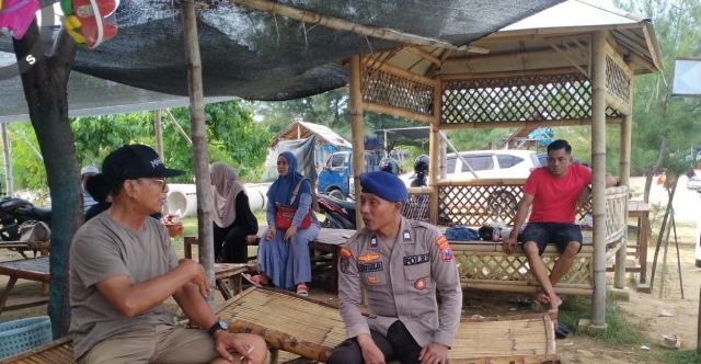 Polres Pamekasan Tingkatkan Patroli di Pantai Wisata dalam Memastikan Libur Idul Adha Aman