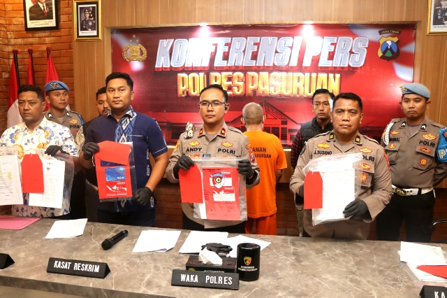 Polres Pasuruan Tetapkan Kades Ambal-Ambil sebagai Tersangka Korupsi Dana Desa