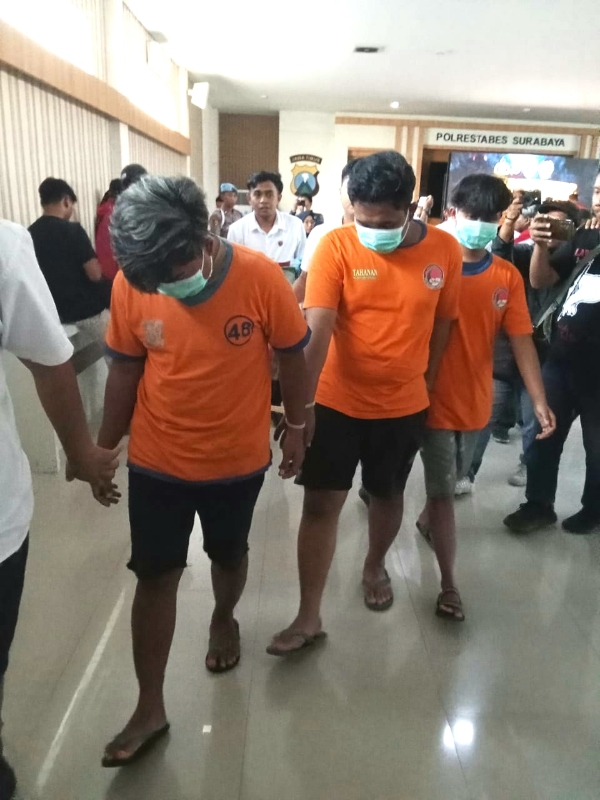 Pelaku Pengeroyokan Saat Acara Anniversary  Persebaya Surabaya Diamankan Polisi