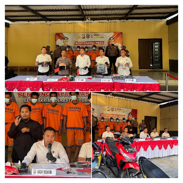 Residivis Spesialis Curanmor berhasil Diamankan Anggota Polresta Sidoarjo
