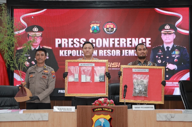 Polres Jember Komitmen Berantas Narkoba, Amankan 27 Tersangka 10 Diantaranya Residivis