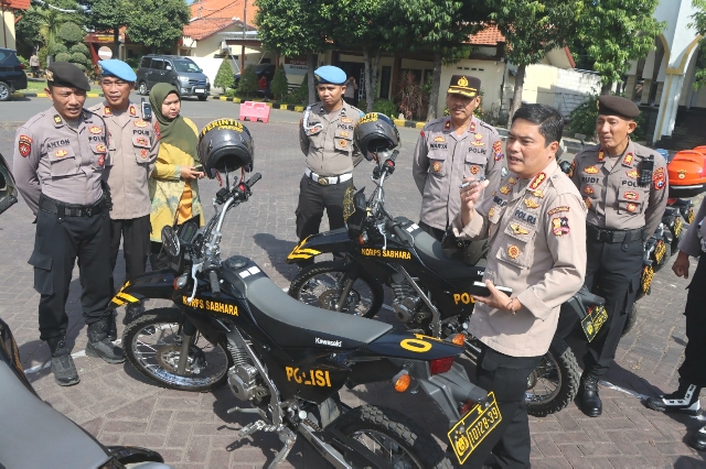Tim Puslitbang Polri Tinjau Kendaraan Dinas Operasional di Polres Pasuruan