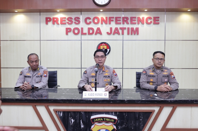 Polda Jatim Tindak Tegas Aksi Anarkis Kerugian Mencapai Rp124 Miliar, dan 580 Orang Diamankan