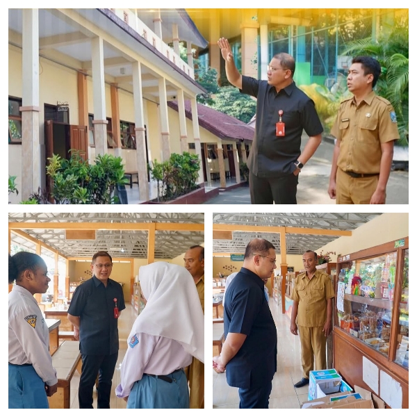 Kepala Dinas Pendidikan Provinsi Jawa Timur Soroti Kebersihan Sekolah yang Kurang Terjaga Dalam Kunjungan Kerjanya di SMKN 1 Kepanjen Kabupaten Malang