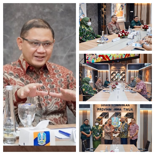 Kepala Dinas Pendidikan Provinsi Jawa Timur Bersinergi dalam Kerjasama Peningkatan Mutu dan Kualitas Serta Beasiswa bersama Menteri Pendidikan Kedutaan Malaysia Untuk Indonesia