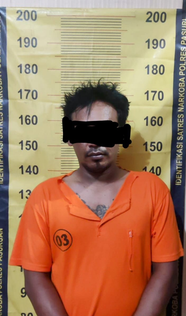Polres Pasuruan Tangkap DPO Narkoba, 15,299 Gram Sabu Diamankan