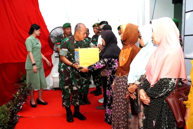 Sambut HUT ke 80 TNI, Kodim 0812 Gelar Aksi Kemanusiaan Berupa Baksos