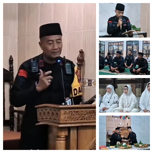 Brimob Kompi 4 Batalyon A Pelopor Medaeng bersama Bhayangkari Melaksanakan Kegiatan Tasyakuran HUT Ke-80 Korps Brimob Polri