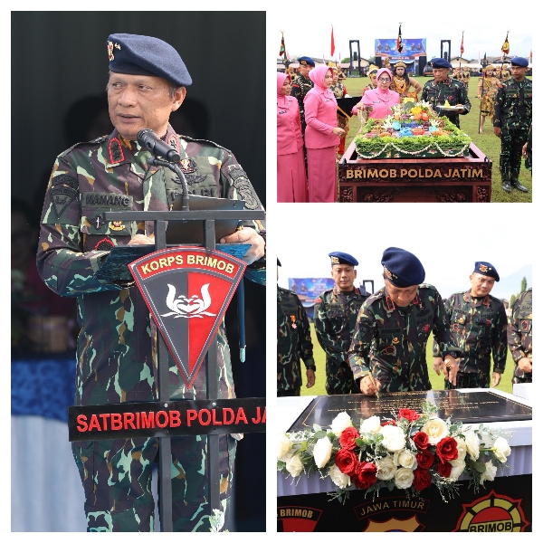 Kapolda Jatim Tegaskan Profesionalisme dan Humanisme Dalam Peringatan HUT Ke-80 Korps Brimob Polri