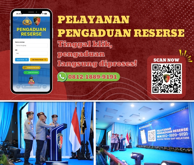 Wakapolri Luncurkan Program Pelayanan Pengaduan Reserse