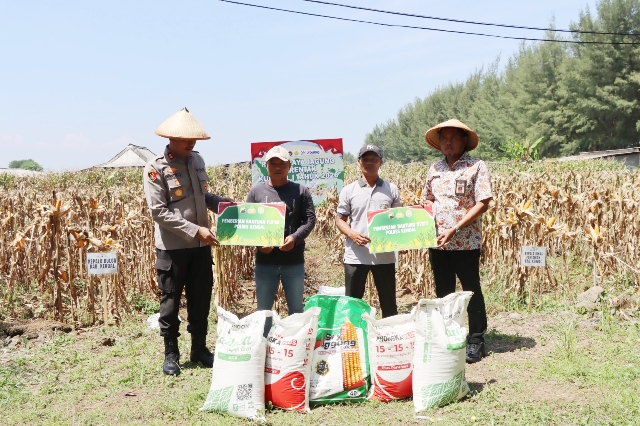 Kapolres Kendal Hadiri Panen Raya Jagung, dalam Mendukung Ketahanan Pangan Nasional