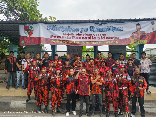 Kegiatan Rutinitas MPC Pemuda Pancasila Kabupaten Sidoarjo Berbagi Takjil Setiap Bulan Suci Ramadhan Selalu Kompak