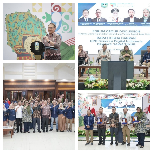 Kepala Dinas Pendidikan Provinsi Jawa Timur Beri Materi di Forum Group Discussion dengan Generasi Digital Indonesia (GRADASI) Jawa Timur