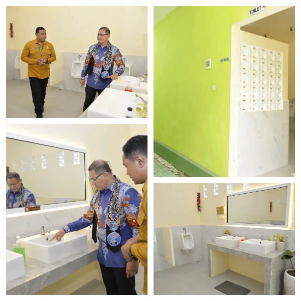 Kepala Dinas Pendidikan Provinsi Jawa Timur Memberikan Apresiasi Kebersihan Toilet dalam Meningkatkan Fasilitas Kamar Kecil di SMKN 1 Madiun