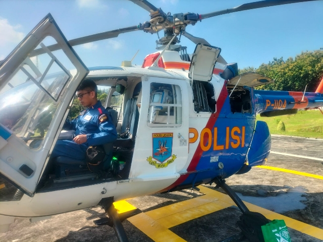 Polda Jateng Siagakan Helikopter Ambulans Udara di GT Kalikangkung, Perkuat Penanganan Darurat Selama Operasi Ketupat Candi 2026