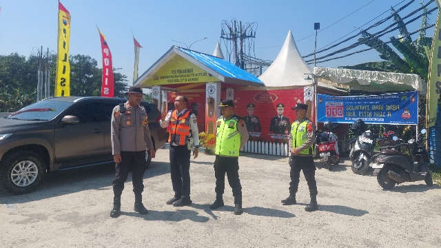 Pastikan Mudik Aman, Kapolres Kendal Pantau Pos Pengamanan Ops Ketupat Candi 2026