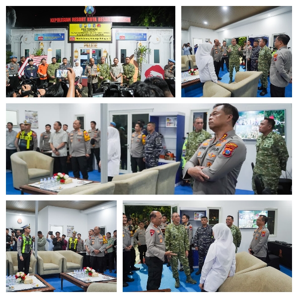 Kapolrestabes Surabaya Kombespol Luthfi Sulistiawan Pastikan Keamanan Malam Takbiran dan Kelancaran Arus Mudik 2026