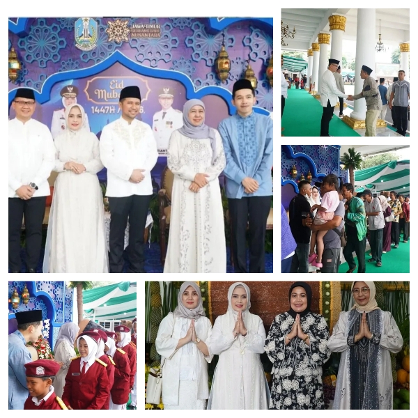 Kepala Dinas Pendidikan Provinsi Jawa Timur Hadir dalam Silaturahmi Idul Fitri 1447 H bersama Gubernur Jawa Timur dan Masyarakat di Gedung Negara Grahadi Surabaya