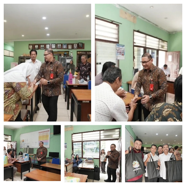 Kepala Dinas Pendidikan Provinsi Jawa Timur Silaturahmi dengan Guru di SMKN 3 Surabaya dalam Mengapresiasi Guru dan Tenaga Kependidikan yang Berbagai Tugas WFO dan WFA