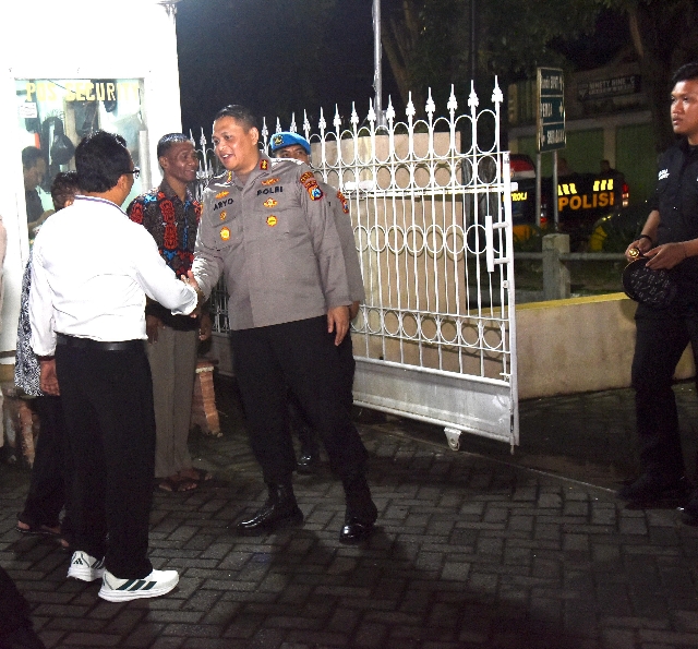 Kapolres Bondowoso Cek Sejumlah Gereja Jelang Perayaan Paskah