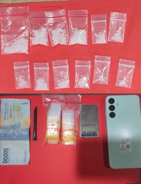 Sebut Barang Milik Orang Tua yang Kini DPO, Satresnrkoba Polres Pelabuhan Tanjung Perak Tangkap Pengedar Sabu