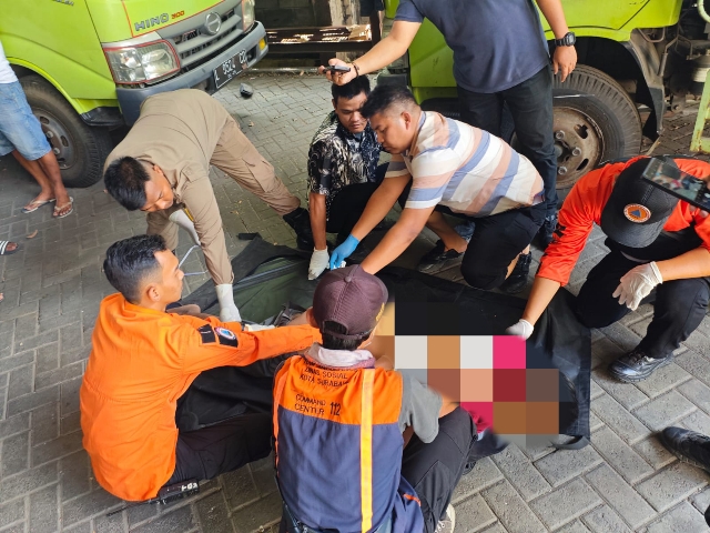 Penemuan Jenazah di Kawasan Pergudangan Margomulyo, Tim Gabungan Lakukan Penanganan Cepat
